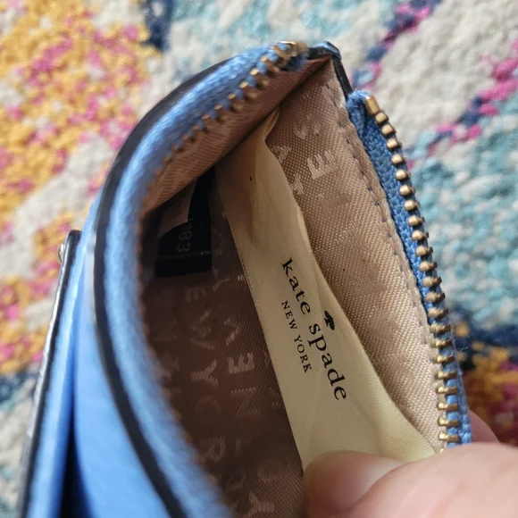 Kate Spade Light Blue Card Wallet - Picture 4 of 4